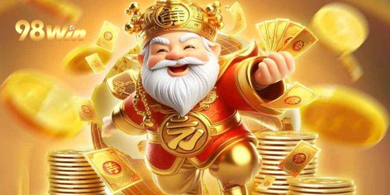 Nổ hũ Thần Tài hấp dẫn với tone đỏ vàng
